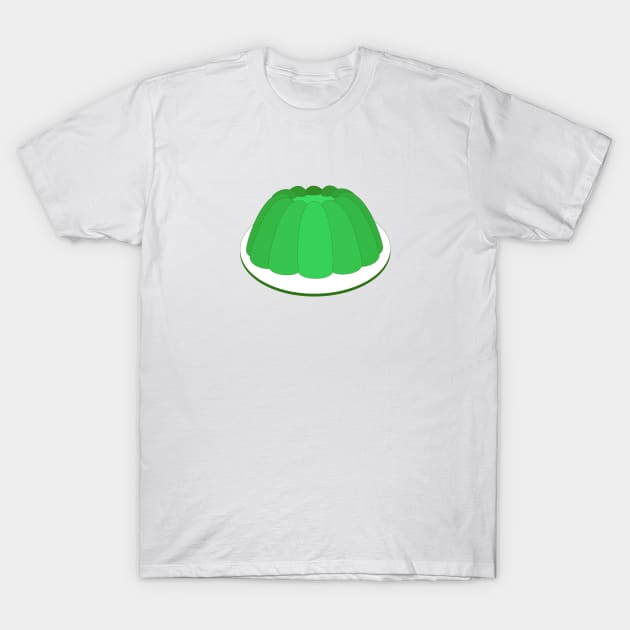 Green Jello T-Shirt by PeachesPaisleyProton